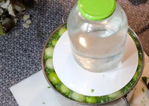 Зелёные помидоры с чесноком внутри на зиму. Зеленые помидоры фаршированные чесноком: 5 рецептов 11 Зелёные помидоры с чесноком внутри на зиму. Зеленые помидоры фаршированные чесноком: 5 рецептов 11