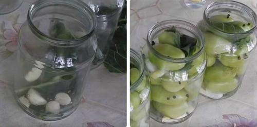 Зелёные помидоры с чесноком внутри на зиму. Зеленые помидоры фаршированные чесноком: 5 рецептов 14 Зелёные помидоры с чесноком внутри на зиму. Зеленые помидоры фаршированные чесноком: 5 рецептов 14