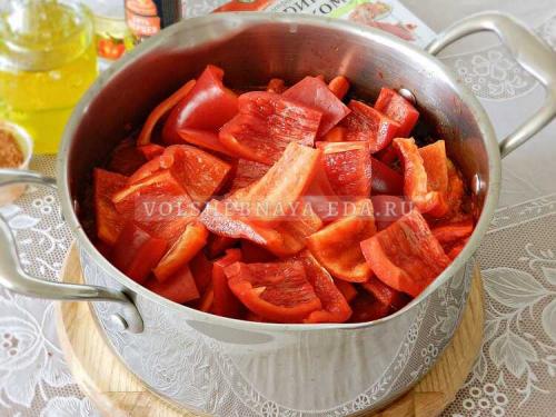 Лечо из баклажан по-болгарски. Лечо с баклажанами, помидорами и перцем