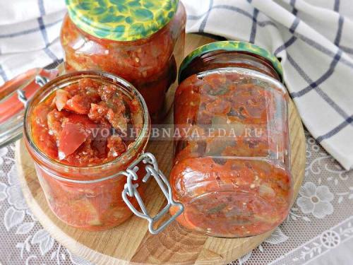 Лечо из баклажан по-болгарски. Лечо с баклажанами, помидорами и перцем