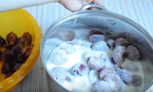 Варенье из слив с пектином или с желатином без косточек. Джем из сливы на зиму — самый простой рецепт «Пятиминутка» 09 Варенье из слив с пектином или с желатином без косточек. Джем из сливы на зиму — самый простой рецепт «Пятиминутка» 09