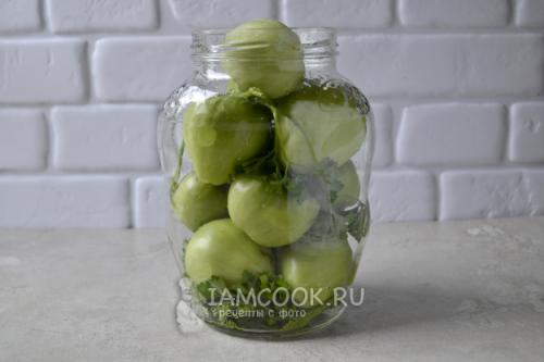 Вкусные зеленые помидоры с чесноком: рецепт маринования 10