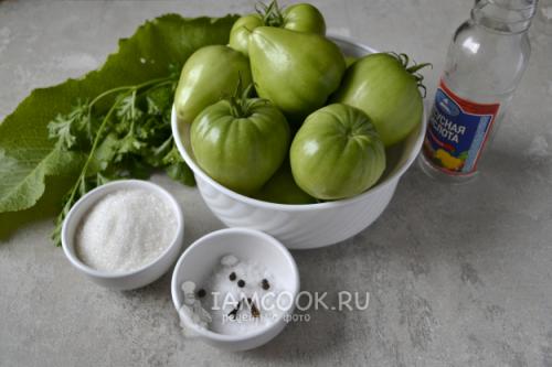 Вкусные зеленые помидоры с чесноком: рецепт маринования 08