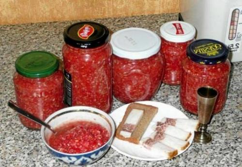 Как приготовить огонек на зиму из помидор с хреном и аспирином. Особенности приготовления 24 Как приготовить огонек на зиму из помидор с хреном и аспирином. Особенности приготовления 24