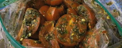 Быстрая острая закуска из помидор. Помидоры по-корейски быстрого приготовления