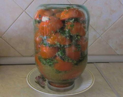 Быстрая острая закуска из помидор. Помидоры по-корейски быстрого приготовления