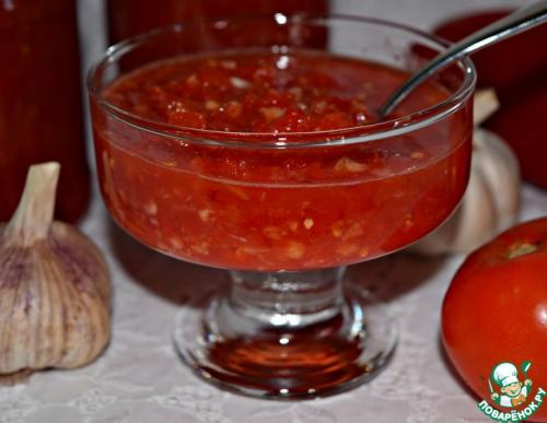 Сырая аджика долгого хранения. Острая сырая аджика