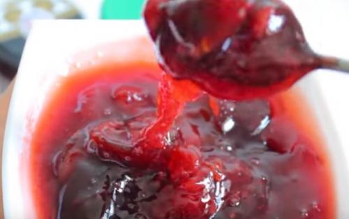 Джем из сливы с желирующим сахаром. Густое и вкусное