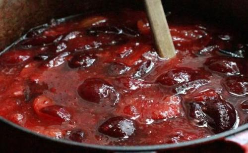 Джем из сливы с желирующим сахаром. Густое и вкусное