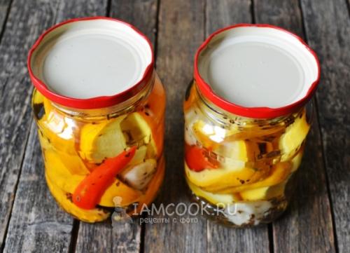 Вкусные патиссоны на зиму без стерилизации: рецепты и советы 05 Вкусные патиссоны на зиму без стерилизации: рецепты и советы 05