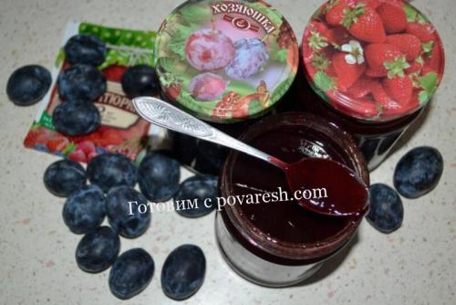 Конфитюр из сливы на зиму. Конфитюр из слив 07 Конфитюр из сливы на зиму. Конфитюр из слив 07