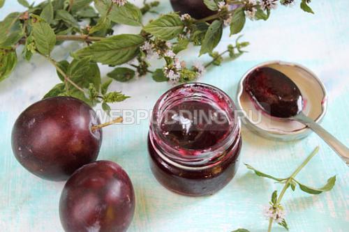Конфитюр из сливы с пектином. Сливовый джем на зиму