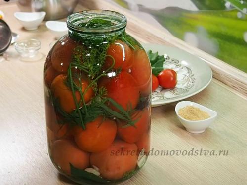 Соленые помидоры в банках, как бочковые холодным способом. Солим помидоры без уксуса с горчицей (чтобы были, как бочковые)