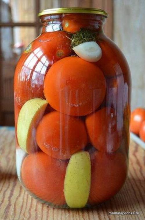 Помидоры с горчицей под железную крышку. Пошаговый фото-рецепт приготовления: