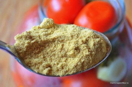 Помидоры с горчицей под железную крышку. Пошаговый фото-рецепт приготовления: