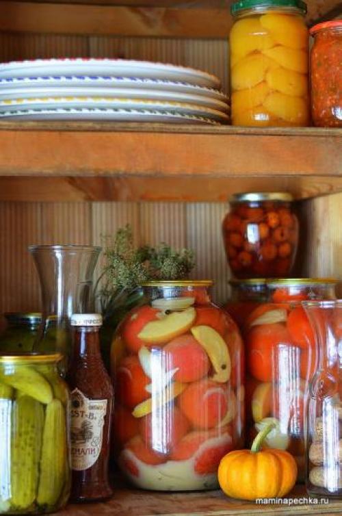 Помидоры с горчицей под железную крышку. Пошаговый фото-рецепт приготовления: