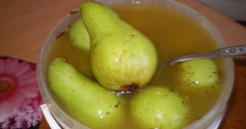 Как заквасить грушу дичку. Моченые груши