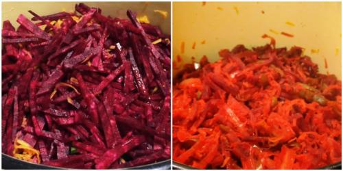 Рецепт заготовки для борща на зиму без капусты. Борщ на зиму в банках без капусты с помидорами и перцем 10