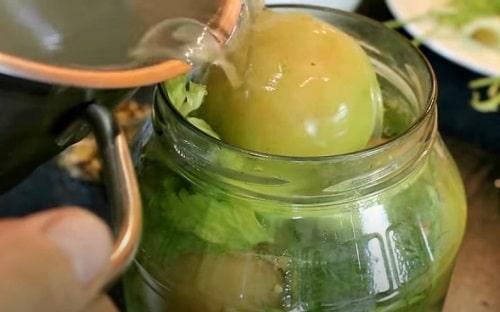 Соленые зеленые помидоры по-грузински. Зеленые помидоры по-грузински на зиму – лучшие рецепты