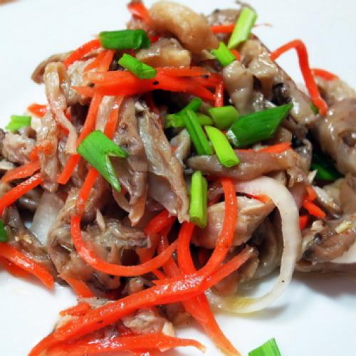 Маринованные вешенки по-корейски. Вешенки по-корейски: рецепты приготовления в домашних условиях