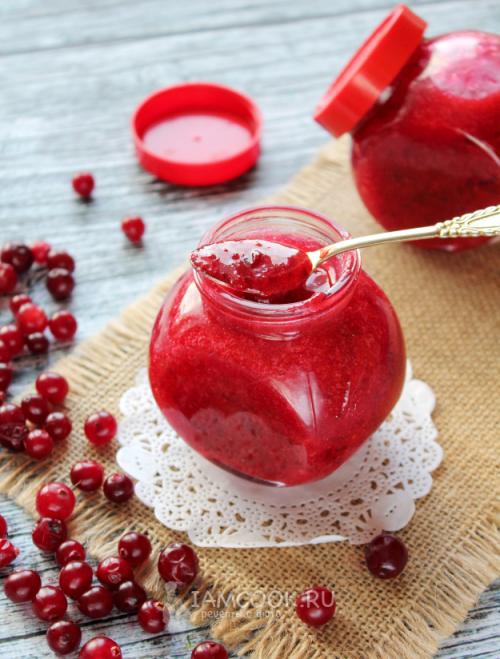 Вкусный и простой рецепт клюквы протертой с сахаром без варки 08