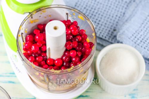 Вкусный и простой рецепт: Клюква перетертая с апельсином и сахаром без варки 03 Вкусный и простой рецепт: Клюква перетертая с апельсином и сахаром без варки 03