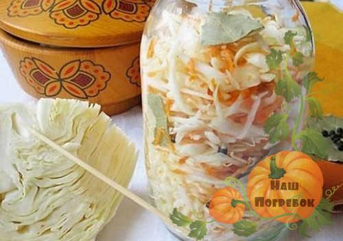 Рецепт квашеной капусты с уксусом и сахаром. Рецепты вкусной и хрустящей квашеной капусты с уксусом: закуска быстрого приготовления