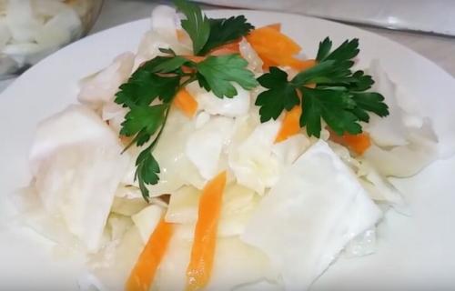 Капуста быстрого приготовления горячим рассолом кусочками. Капуста маринованная кусками: 5 рецептов быстрого приготовления