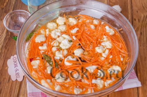 Как приготовить капусту цветную в остром маринаде: рецепт и советы 15 Как приготовить капусту цветную в остром маринаде: рецепт и советы 15