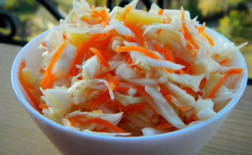 Капуста с уксусом и маслом. Маринованная капуста с морковью – 7 рецептов быстрого приготовления