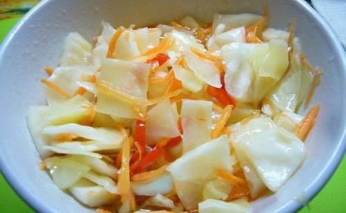 Капуста с уксусом и маслом. Маринованная капуста с морковью – 7 рецептов быстрого приготовления