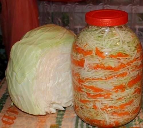 Квашеная капуста в трехлитровой банке. Классический рецепт квашеной капусты на 3 литровую банку