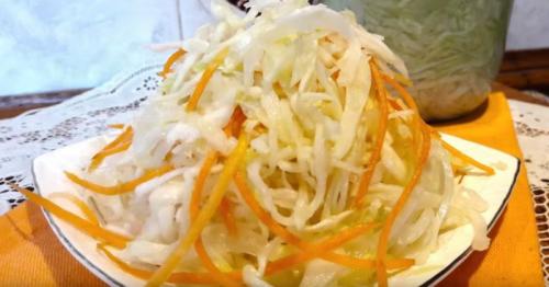 Квашеная капуста быстрого приготовления без уксуса. Хрустящая и сочная квашеная капуста быстрого приготовления в банке за сутки без уксуса