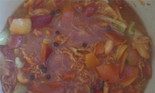 Лечо с томатным соком морковью и луком. Классическое лечо с морковью и луком