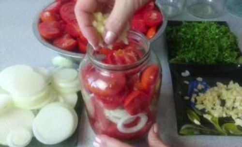 Маринованные помидоры половинками на зиму без стерилизации. Как закрыть помидоры половинками без стерилизации на зиму 16 Маринованные помидоры половинками на зиму без стерилизации. Как закрыть помидоры половинками без стерилизации на зиму 16