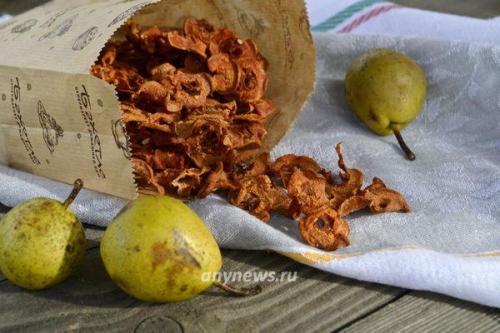 Сколько времени потребуется для сушки грушевого пюре в сушилке. Сушеные груши в электросушилке
