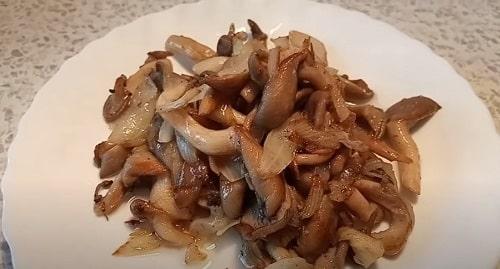Жареные вешенки. Вешенки с луком, жареные на сковороде — 6 вкусных рецептов
