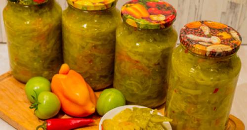 Маринованные зеленые помидоры с перцем и чесноком: простой рецепт домашнего приготовления 05 Маринованные зеленые помидоры с перцем и чесноком: простой рецепт домашнего приготовления 05