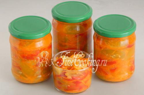 Салат из зеленых помидоров на зиму: рецепты без стерилизации 19 Салат из зеленых помидоров на зиму: рецепты без стерилизации 19