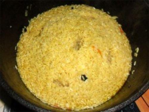 Сколько времени требуется для приготовления этого блюда. Обычный плов