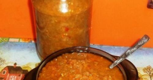 Вкусный салат: зеленые помидоры с морковью и чесноком 02 Вкусный салат: зеленые помидоры с морковью и чесноком 02