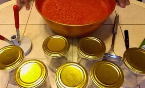 Как хранить готовую закуску из зелёных помидоров с чесноком. Горлодер из помидоров с чесноком на зиму