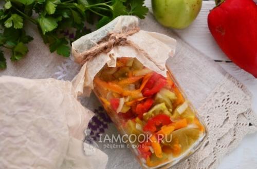 Салат с зелёных помидоров и чеснока: быстрый и вкусный рецепт 10 Салат с зелёных помидоров и чеснока: быстрый и вкусный рецепт 10