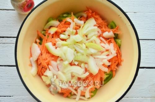 Салат с зелёных помидоров и чеснока: быстрый и вкусный рецепт 03 Салат с зелёных помидоров и чеснока: быстрый и вкусный рецепт 03